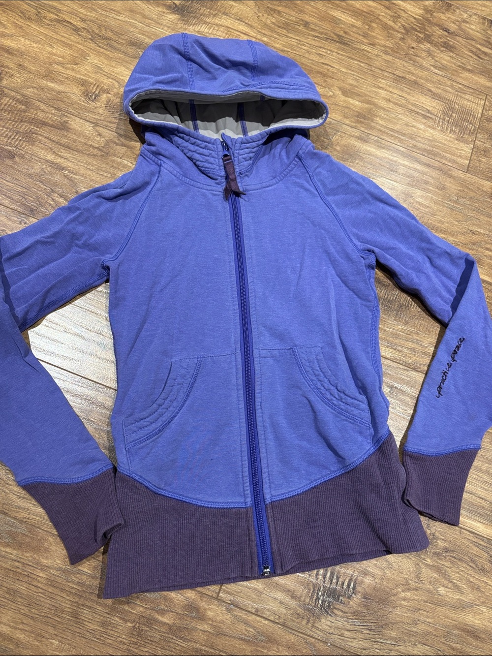 Ivivva Girls Two-Tone Purple Zip Hoodie